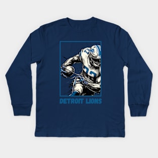 Detroit Lions Art Kids Long Sleeve T-Shirt